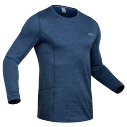 Camiseta de esquí hombre 500 azul-DeportesyEjercicio-Snowboard