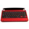Teclado Bluetooth 3.0 Inalámbrico-Rojo.