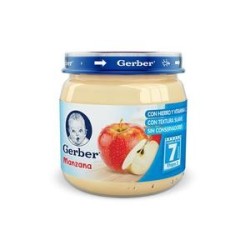 Nestlé Caja Gerber manzana 2da etapa con 24 frascos de 113 grs. - M...