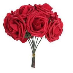 Louiwill Flores Artificiales De Rose Novia 