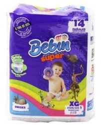 Lambi Caja pañal Bebin Super talla extra grande 6C/14P-Despensaenlinea
