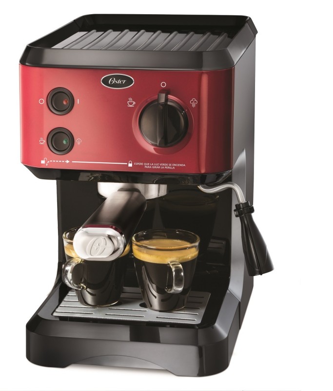 Cafetera Espresso Capuccino Roja