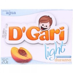 DÂ´Gari Media Caja Gelatina D'Gari Light Durazno 20G/12P-DespensayM...