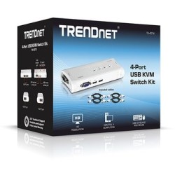 Nuevo Switch KVM Trendnet De 4 Puertos USB