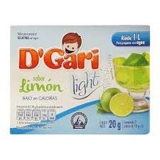 DÂ´Gari Caja Gelatina D'Gari Light Limón 20G/24P-Despensaenlinea