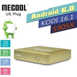 MECOOL HM8 TV Box Amlogic S905X Quad Core 64 Bit Android 