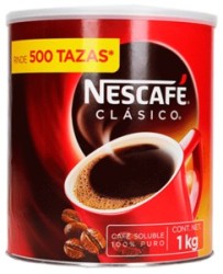 Nestlé Media Caja Cafe Nescafe Clasico 1K/2P-DespensayMas-Nestlé