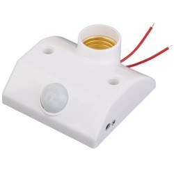 MagiDeal E27 Socket Pir Automático Sensor De Movimiento 