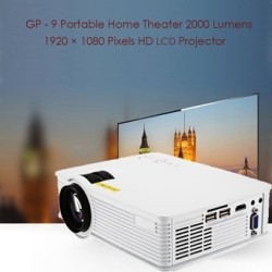 Proyector Projector GP-9 Mini 2000 Lumens 