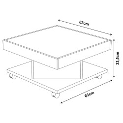  Mesa de Centro Bertolini Sahara Rustica 