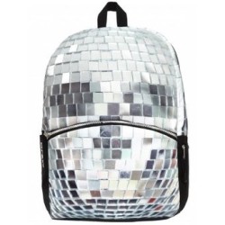 Mochila Backpack Compartimento Tablet Mojo Disco Ball Skull