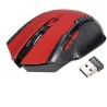 Mouse Inalámbrico Con 6 Botones USB 2.4GHz-Rojo 