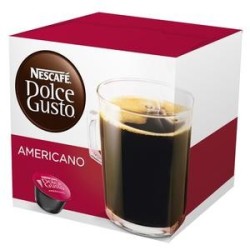 Nestlé Caja de Cafe en capsulas Dolce Gusto sabor americano 160G/3P...
