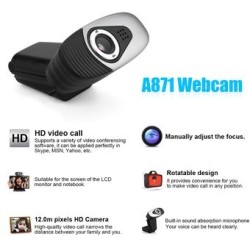 Cámara Digital USB Chat HD Webcam With Microphone 