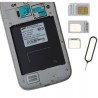Adaptador Nano Sim A Micro Sim Y Sim Regular Blanco 