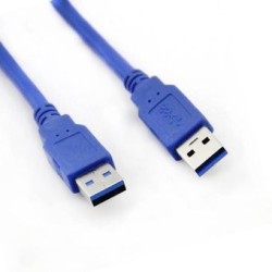 Cable USB 3.0 VCOM Macho Tipo A a Macho Tipo A 