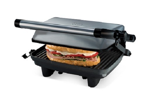 Oster Parrilla Eléctrica Gris