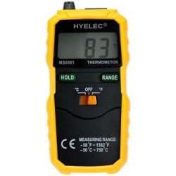 PEAKMETER MS6501 LCD Pantalla Termómetro Digital 