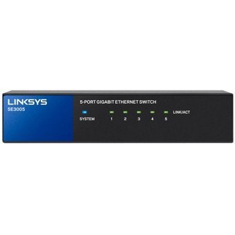 Switch Gigabit LINKSYS SE3005 De 5 Puertos 