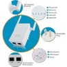 C-zone Mini Wi-Fi Range Extender with Four Modes
