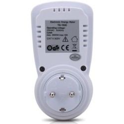 Interruptor del medidor de potencia programable Floureon 
