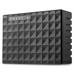 Ethernet Mini mesa del interruptor Black 