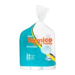 Convermex Vasos Desechables Convermex Térmico 32OZ/54P Tapa - ZK-De...