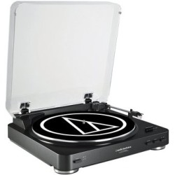Tornamesa Audio Technica AT-LP60BK-USB Automatico - Negro 