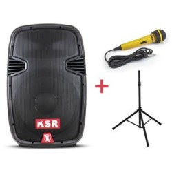 Nuevo Kit Bafle 15 Bluetooth Bocina + Tripe + Microfono 