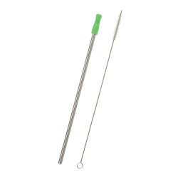 Kit de Popote de Acero Inoxidable