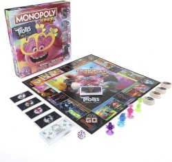 MONOPOLY JUNIOR: DREAMWORKS TROLLS WORLD TOUR EDITION E7496