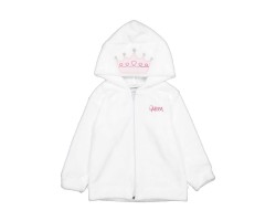Chamarra Kiss Blanca para Bebé Niña
