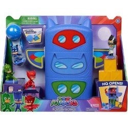 Playset Fold n' Go Headquarters PJ Masks Bandai-ChicosconEstilo-Fig...