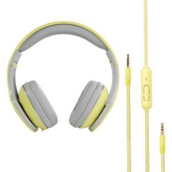 Auriculares Bajo Estéreo-Amarillo 