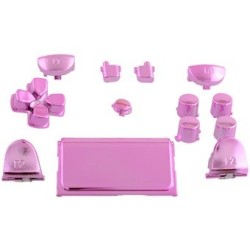 Kits de modificación de botones de Full Full Chrome Pink