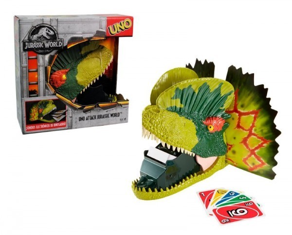 Uno Dino Attack Jurassic World-JuguetesFugaz-UNO