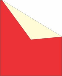 Cobertor para cuna con borrega Rojo