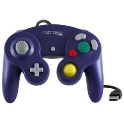 Control tipo GameCube USB para PC y MAC RetroLink-Morado 