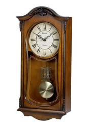 Reloj Bulova de Pared, Madera Sólida