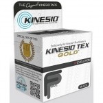 Cinta para corrección muscular kinesio gold 5.08 cm x 5 metros negr...