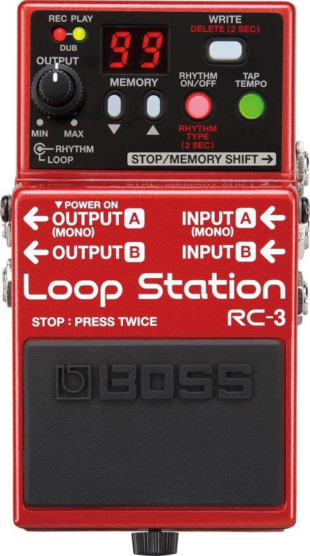 Pedal De Efecto Loop Station Boss RC-3-CasadelMusico-