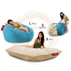Puff Cama - Turquesa