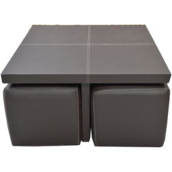 Mesa Lounge con 4 taburetes Fabou Muebles