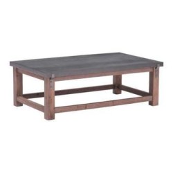 Mesa de centro marca Zuo modelo Greenpoint - Natural / 100502