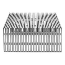 Mesa de centro rectangular marca Zuo modelo Novel - Acero 100083