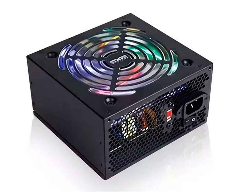 Fuente de Poder Acteck de 600w Atx Edge Z600 color Negro