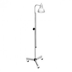 Lampara de chicote pantalla chica base tubular esmaltada desarmable