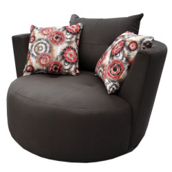 Sillón Juker Tela Café