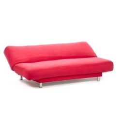 Sofá Cama Sin Brazos 3118 Otho - Rojo