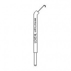 Electrodo de gancho 45°